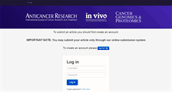 Desktop Screenshot of iiar-submissions.com